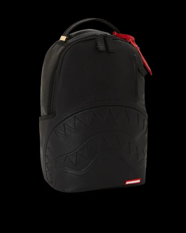 BACKPACKS>SPRAYGROUND EMBOSSED SHARK TRAVELER BACKPACK (DLXV)