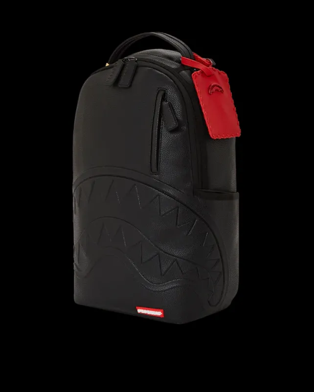 BACKPACKS>SPRAYGROUND EMBOSSED SHARK TRAVELER BACKPACK (DLXV)