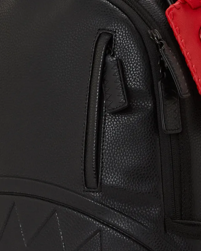 BACKPACKS>SPRAYGROUND EMBOSSED SHARK TRAVELER BACKPACK (DLXV)