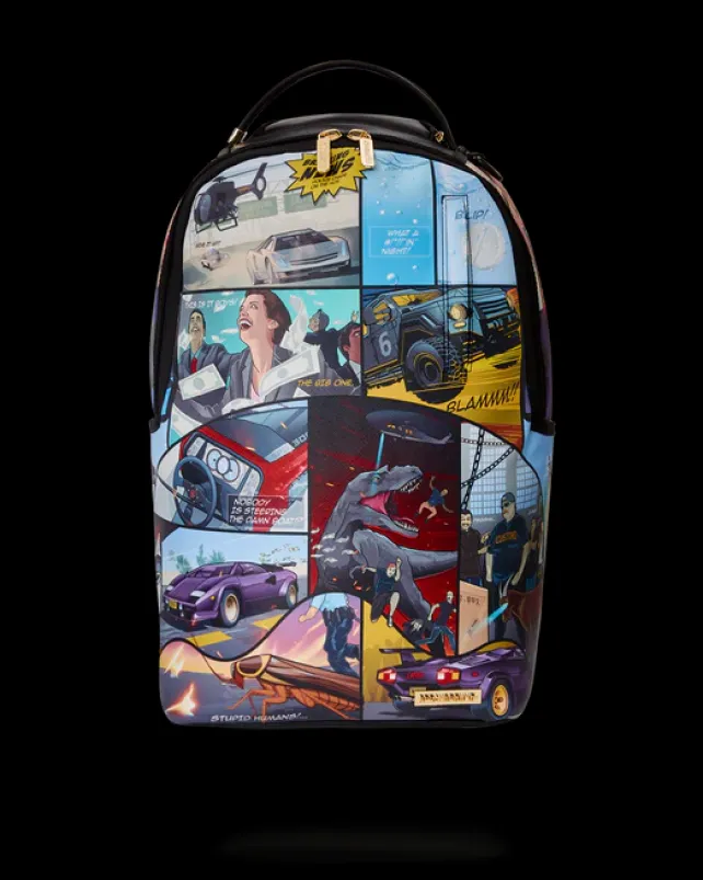 BACKPACKS>SPRAYGROUND EVERYDAY'S A MOVIE BACKPACK (DLXV)