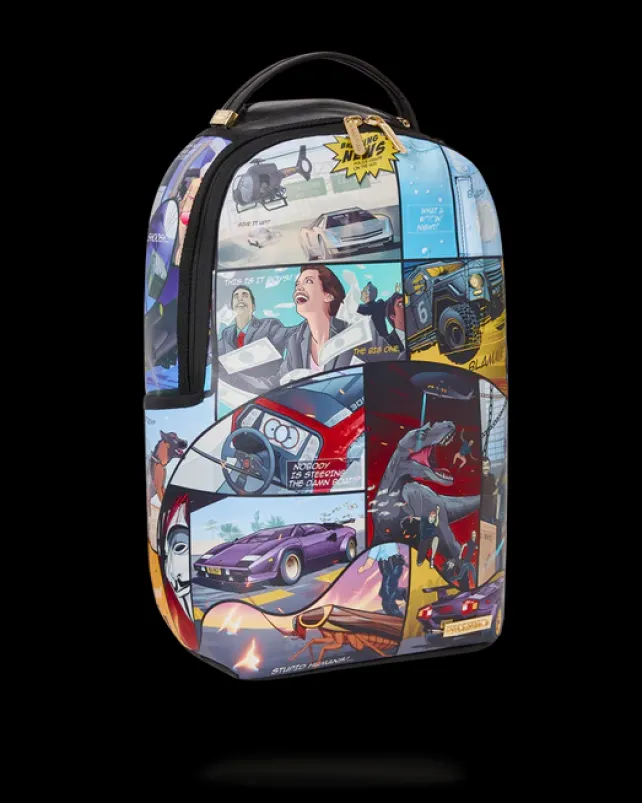 BACKPACKS>SPRAYGROUND EVERYDAY'S A MOVIE BACKPACK (DLXV)