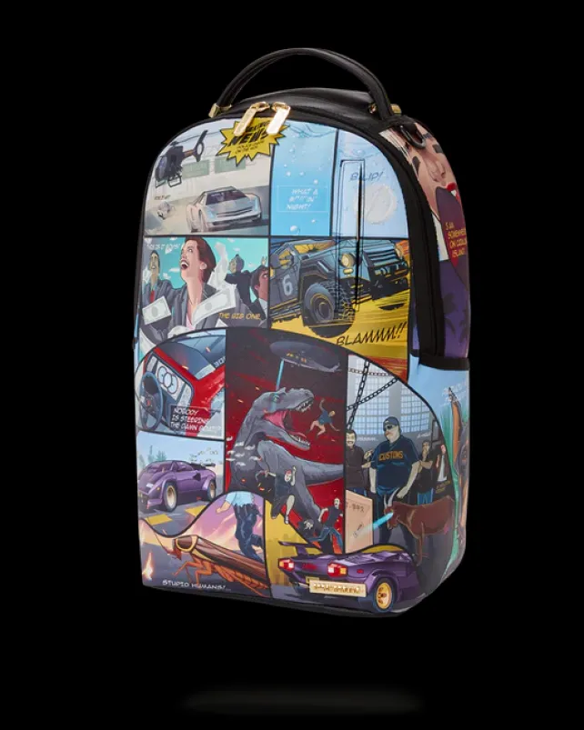 BACKPACKS>SPRAYGROUND EVERYDAY'S A MOVIE BACKPACK (DLXV)