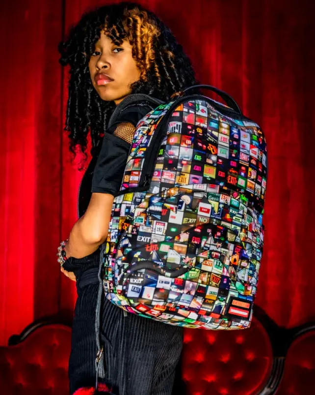 BACKPACKS>SPRAYGROUND EXIT ART COLLAB BACKPACK (DLXV)