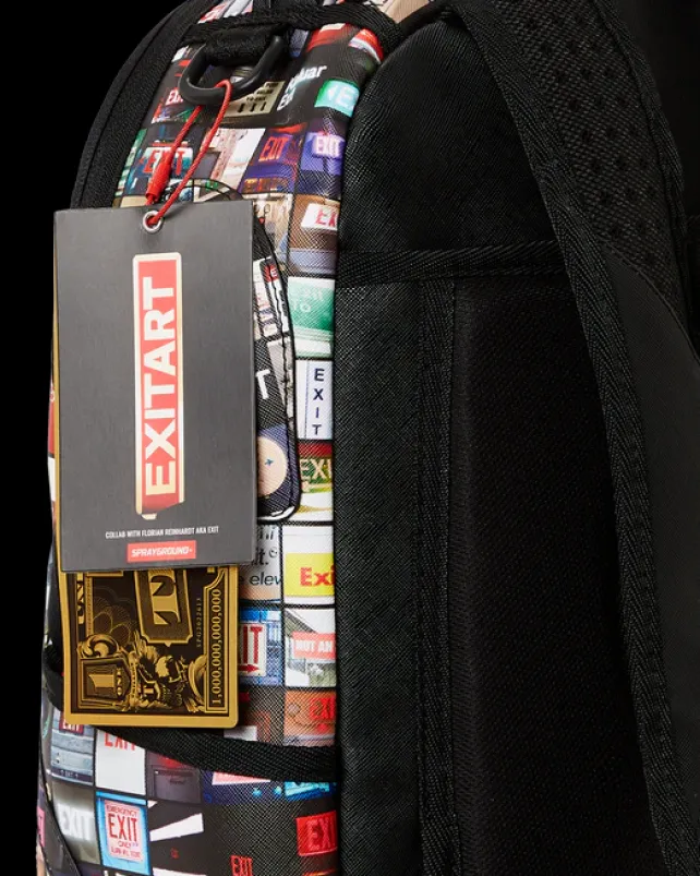 BACKPACKS>SPRAYGROUND EXIT ART COLLAB BACKPACK (DLXV)