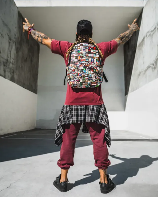 BACKPACKS>SPRAYGROUND EXIT ART COLLAB BACKPACK (DLXV)