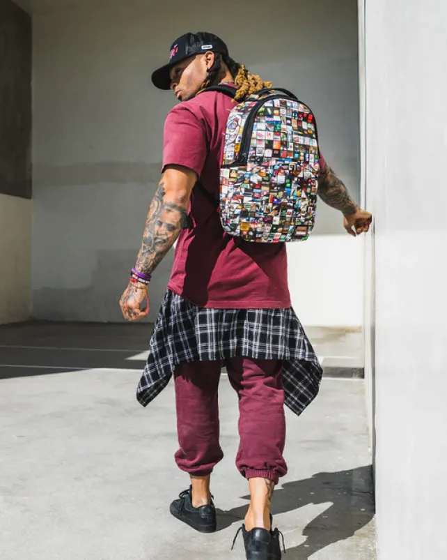 BACKPACKS>SPRAYGROUND EXIT ART COLLAB BACKPACK (DLXV)