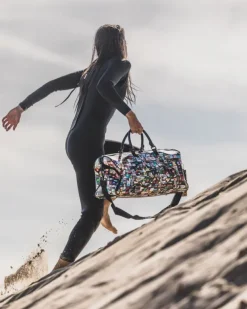 DUFFLES>SPRAYGROUND EXIT ART COLLAB DUFFLE