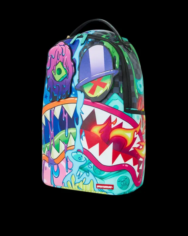 BACKPACKS>SPRAYGROUND EYEZ ON THE PRIZE BACKPACK (REMOVABLE VELCRO EYES)