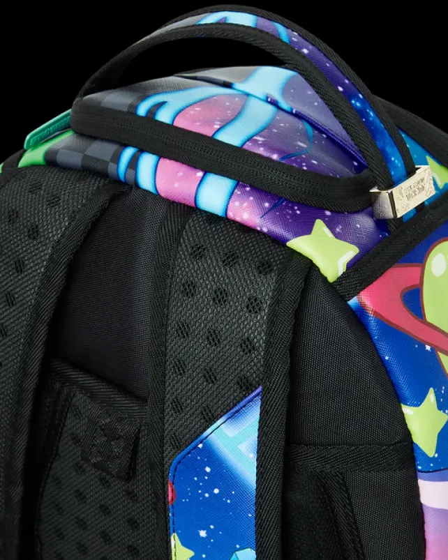 BACKPACKS>SPRAYGROUND EYEZ ON THE PRIZE BACKPACK (REMOVABLE VELCRO EYES)
