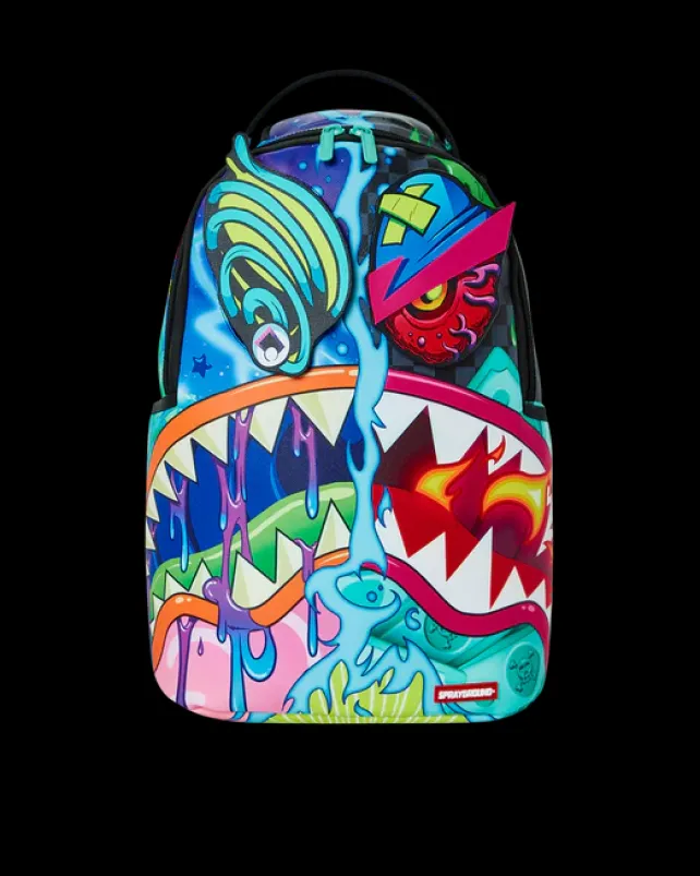 BACKPACKS>SPRAYGROUND EYEZ ON THE PRIZE BACKPACK (REMOVABLE VELCRO EYES)
