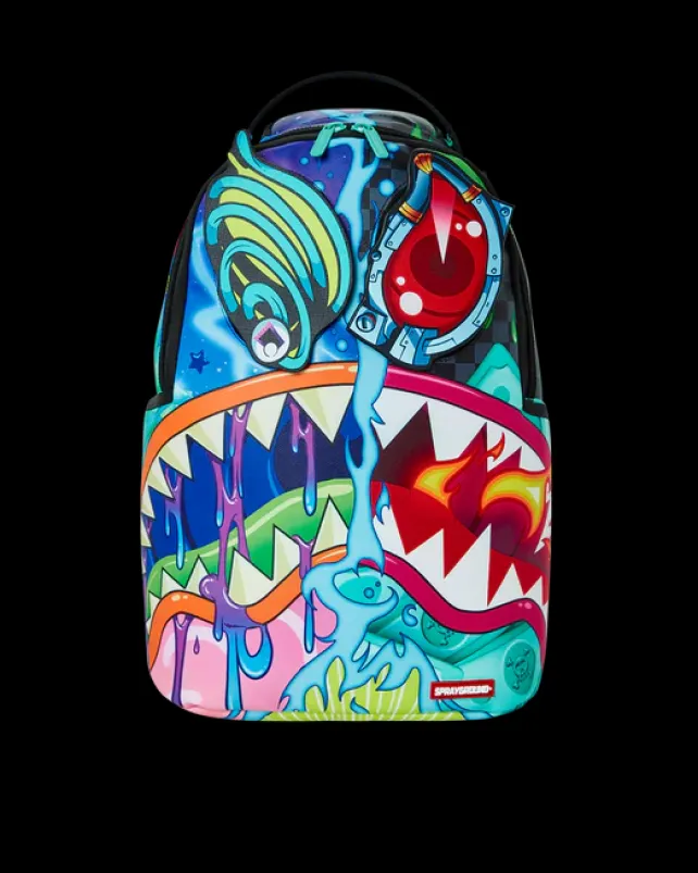 BACKPACKS>SPRAYGROUND EYEZ ON THE PRIZE BACKPACK (REMOVABLE VELCRO EYES)