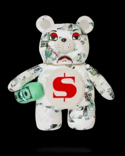 TEDDY BEAR BACKPACKS|BACKPACKS>SPRAYGROUND FEROCIOU$ MONEYBEAR TEDDYBEAR BACKPACK