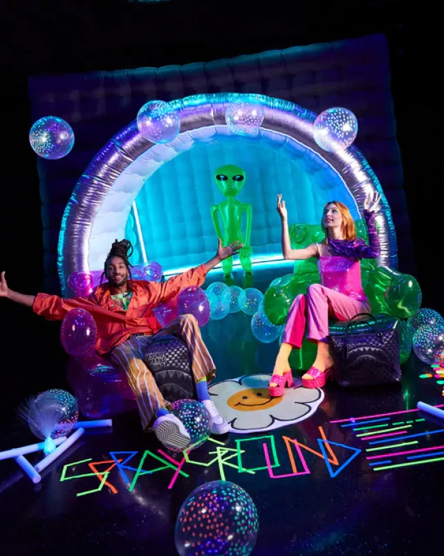 TOTES>SPRAYGROUND FIBER OPTIC LIGHTSHOW TOTE