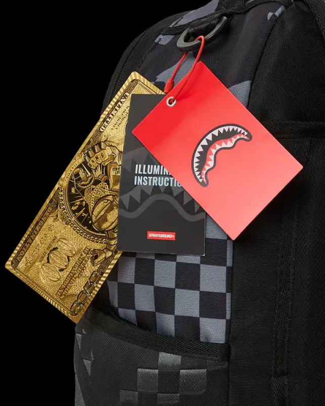 BACKPACKS>SPRAYGROUND FIBER OPTICS 3AM THE PARTY NEVER STOPS BACKPACK