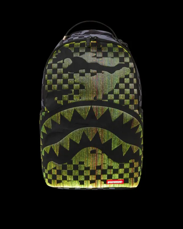 BACKPACKS>SPRAYGROUND FIBER OPTICS 3AM THE PARTY NEVER STOPS BACKPACK