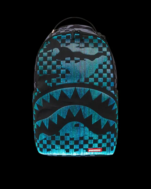 BACKPACKS>SPRAYGROUND FIBER OPTICS 3AM THE PARTY NEVER STOPS BACKPACK