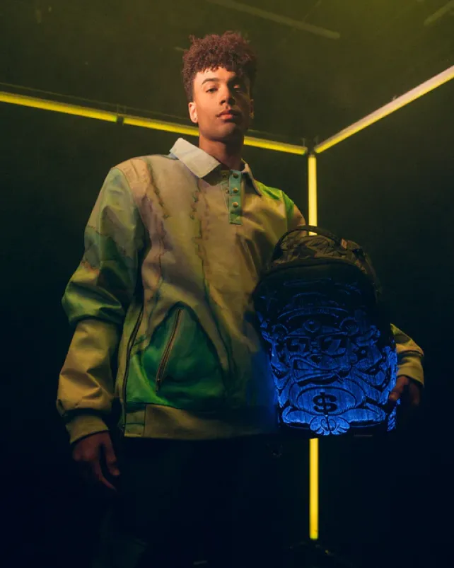 BACKPACKS>SPRAYGROUND FIBER OPTICS NEXT DIMENSION BACKPACK