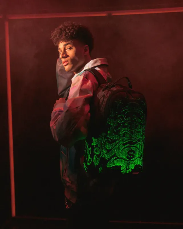 BACKPACKS>SPRAYGROUND FIBER OPTICS NEXT DIMENSION BACKPACK
