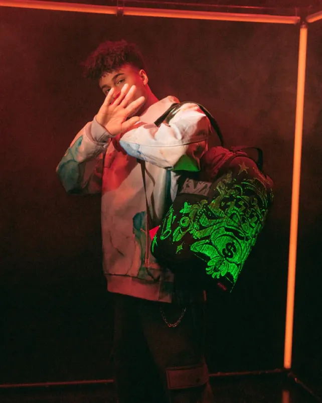 BACKPACKS>SPRAYGROUND FIBER OPTICS NEXT DIMENSION BACKPACK