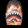 BACKPACKS>SPRAYGROUND FIRE MONEY SHARK