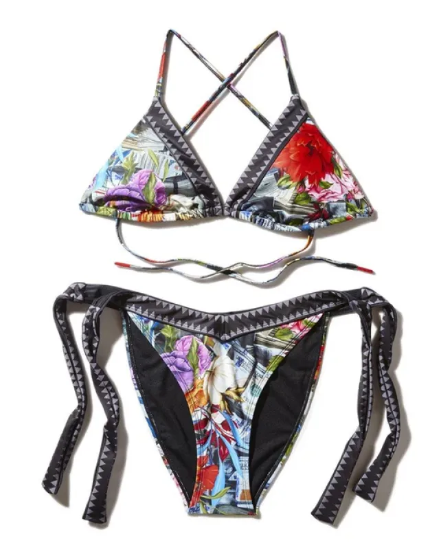 SWIMWEAR>SPRAYGROUND FLORAL MONEY BIKINI