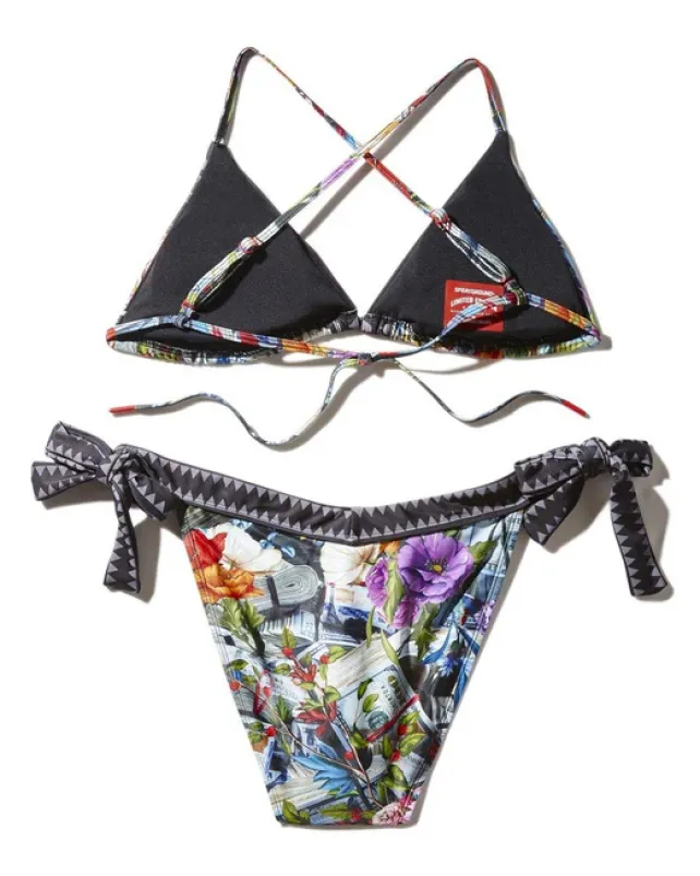 SWIMWEAR>SPRAYGROUND FLORAL MONEY BIKINI