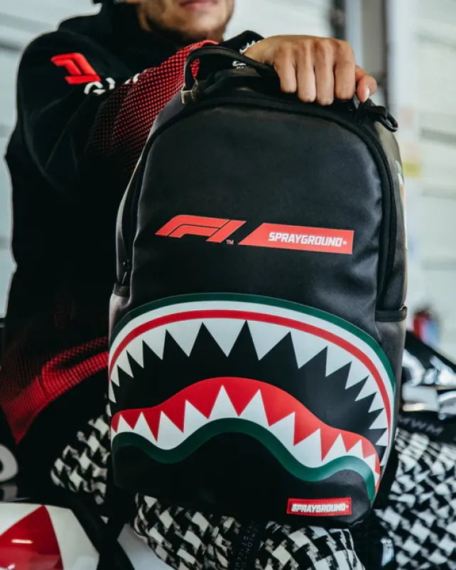 BACKPACKS>SPRAYGROUND FORMULA 1 OFFICIAL RACE TEAM BACKPACK (DLXV)