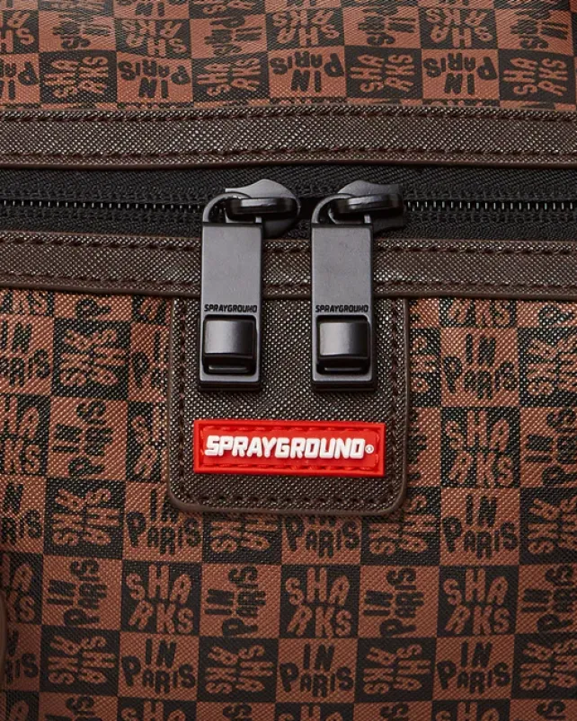 DUFFLES>SPRAYGROUND FRENZY SHARKS MINI DUFFLE