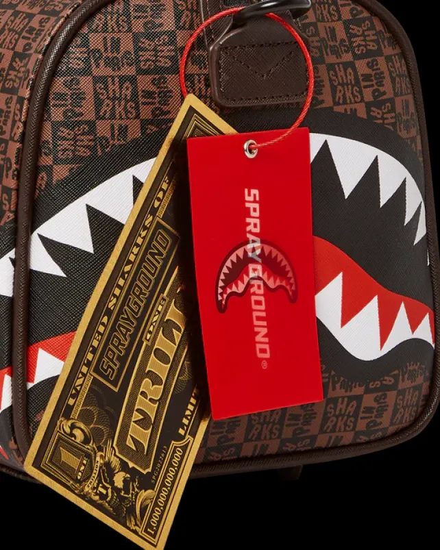 DUFFLES>SPRAYGROUND FRENZY SHARKS MINI DUFFLE