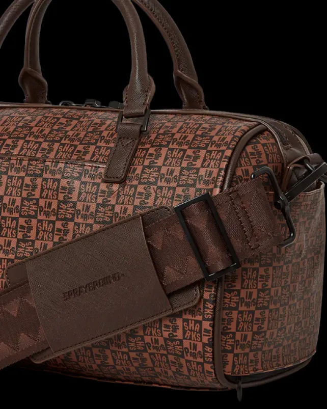 DUFFLES>SPRAYGROUND FRENZY SHARKS MINI DUFFLE