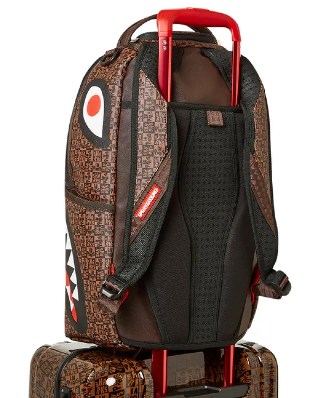 CARRY-ON LUGGAGE>SPRAYGROUND FRENZY SHARKS SHARKNAUTICS HARDSHELL CARRY-ON LUGGAGE