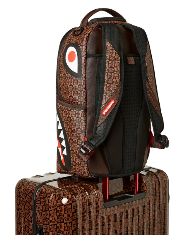 FULL-SIZE LUGGAGE>SPRAYGROUND FRENZY SHARKS SHARKNAUTICS HARDSHELL FULL-SIZE LUGGAGE