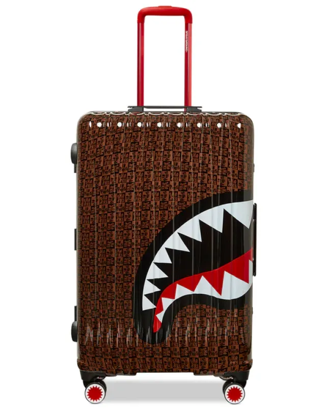 FULL-SIZE LUGGAGE>SPRAYGROUND FRENZY SHARKS SHARKNAUTICS HARDSHELL FULL-SIZE LUGGAGE