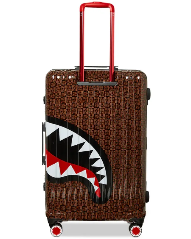 FULL-SIZE LUGGAGE>SPRAYGROUND FRENZY SHARKS SHARKNAUTICS HARDSHELL FULL-SIZE LUGGAGE