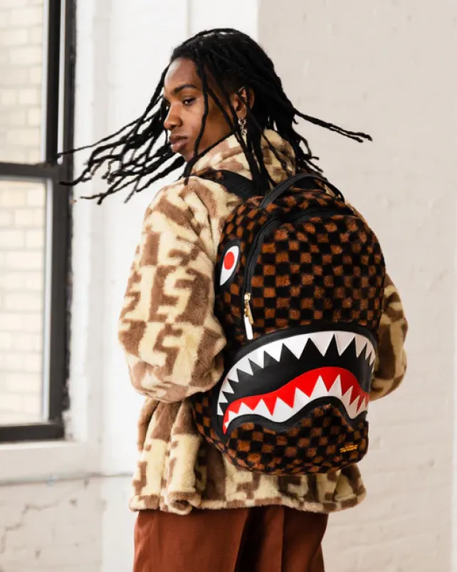 BACKPACKS>SPRAYGROUND FURRR SHARKS IN PARIS BACKPACK (DLXV)