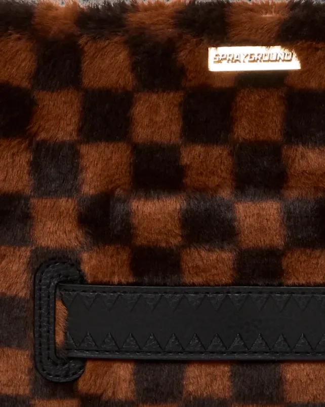 CROSSOVER CLUTCHES>SPRAYGROUND FURRR SHARKS IN PARIS CROSSOVER CLUTCH