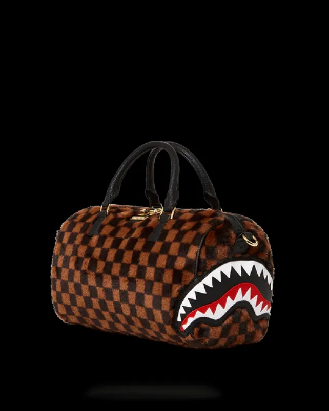 DUFFLES>SPRAYGROUND FURRR SHARKS IN PARIS MINI DUFFLE