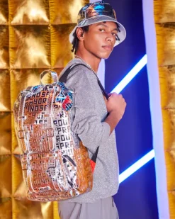 HILLS|BACKPACKS>SPRAYGROUND FUTURE TITAN (METALLIC) HILLS BACKPACK