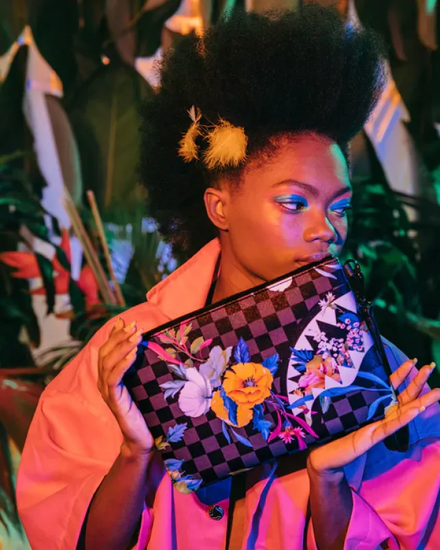 CROSSOVER CLUTCHES>SPRAYGROUND GALA AFTER PARTY CROSS-OVER CLUTCH