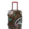 CARRY-ON LUGGAGE>SPRAYGROUND GARDEN OF SHARKS SHARKNAUTICS HARDSHELL CARRY-ON LUGGAGE