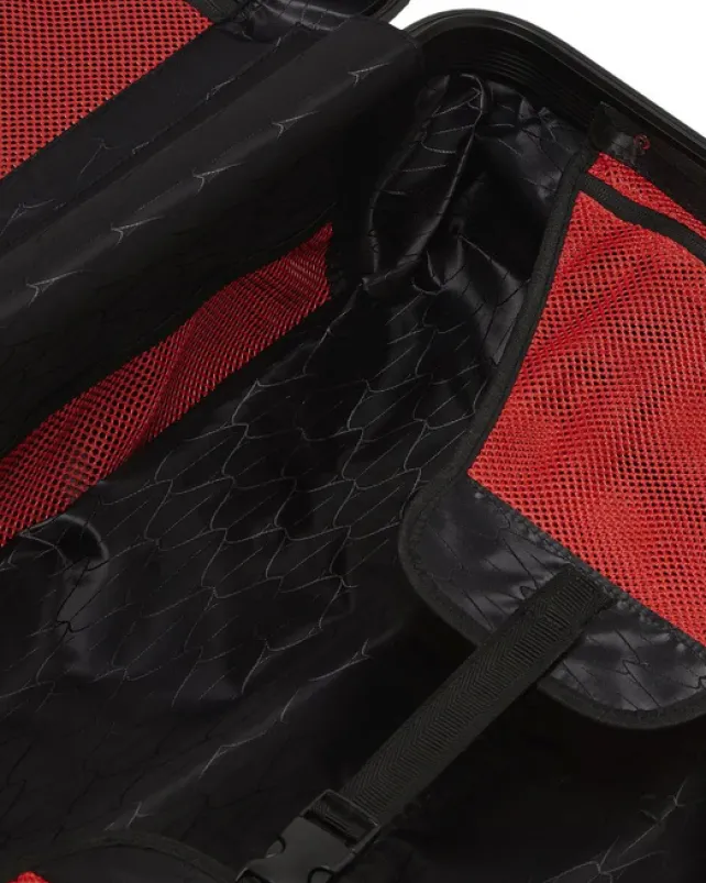 CARRY-ON LUGGAGE>SPRAYGROUND GARDEN OF SHARKS SHARKNAUTICS HARDSHELL CARRY-ON LUGGAGE