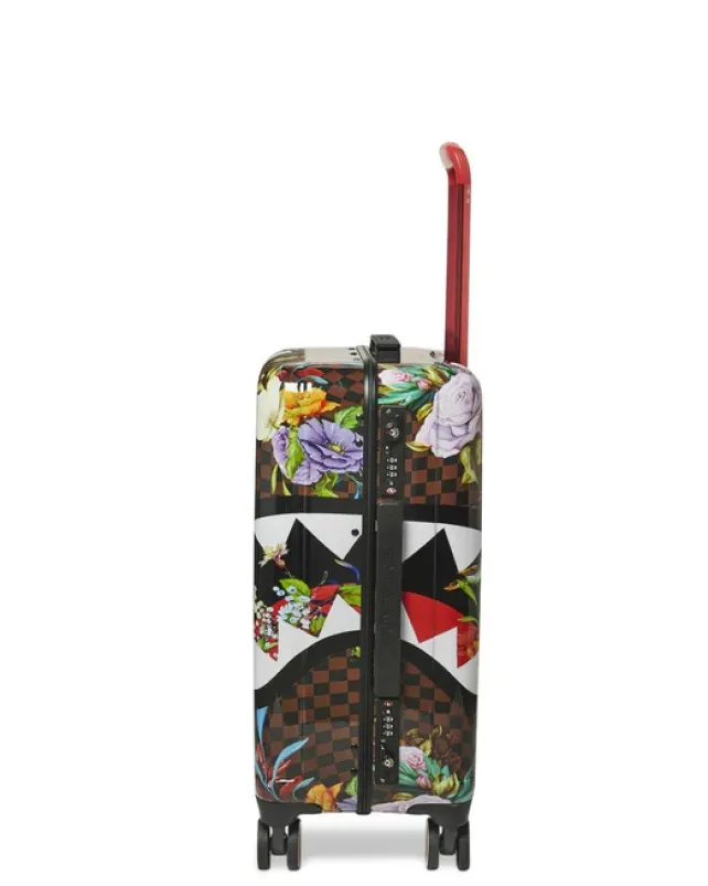CARRY-ON LUGGAGE>SPRAYGROUND GARDEN OF SHARKS SHARKNAUTICS HARDSHELL CARRY-ON LUGGAGE
