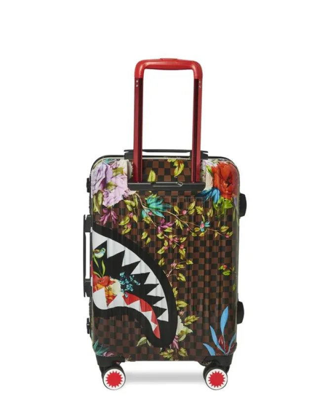 CARRY-ON LUGGAGE>SPRAYGROUND GARDEN OF SHARKS SHARKNAUTICS HARDSHELL CARRY-ON LUGGAGE