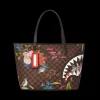 TOTES>SPRAYGROUND GARDEN OF SHARKS TOTE