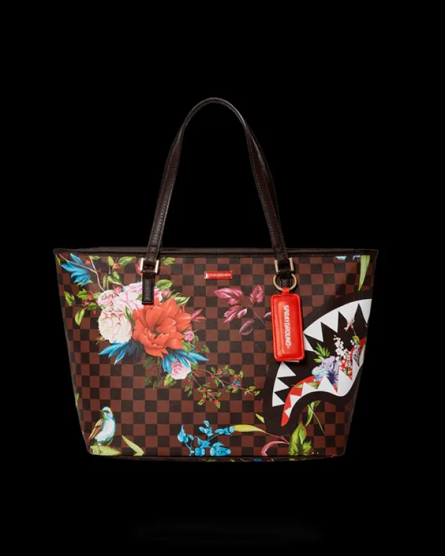 TOTES>SPRAYGROUND GARDEN OF SHARKS TOTE