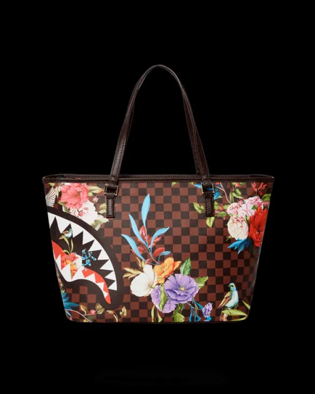 TOTES>SPRAYGROUND GARDEN OF SHARKS TOTE