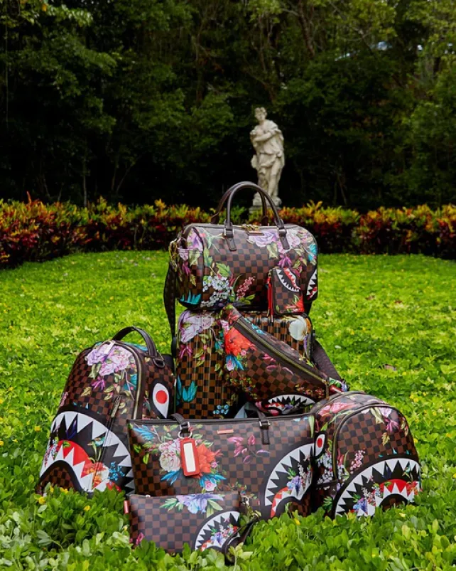 TOTES>SPRAYGROUND GARDEN OF SHARKS TOTE