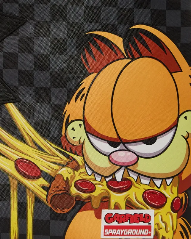 BACKPACKS>SPRAYGROUND GARFIELD PIZZA SHARKBITE BACKPACK (DLXV)