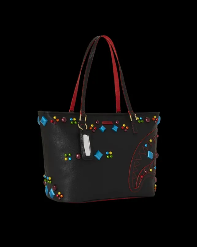 TOTES|HANDBAGS>SPRAYGROUND GEMSTONE OUTLAW TOTE
