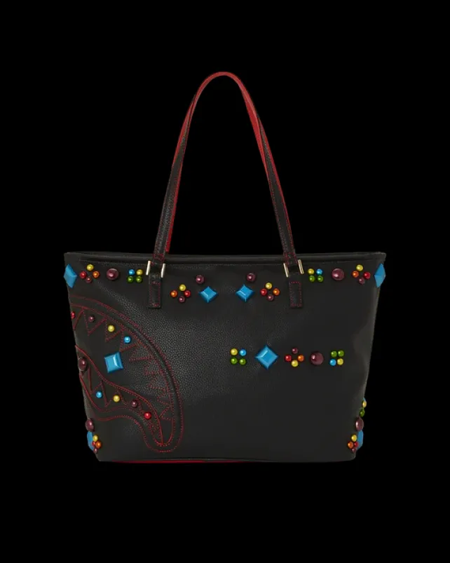 TOTES|HANDBAGS>SPRAYGROUND GEMSTONE OUTLAW TOTE